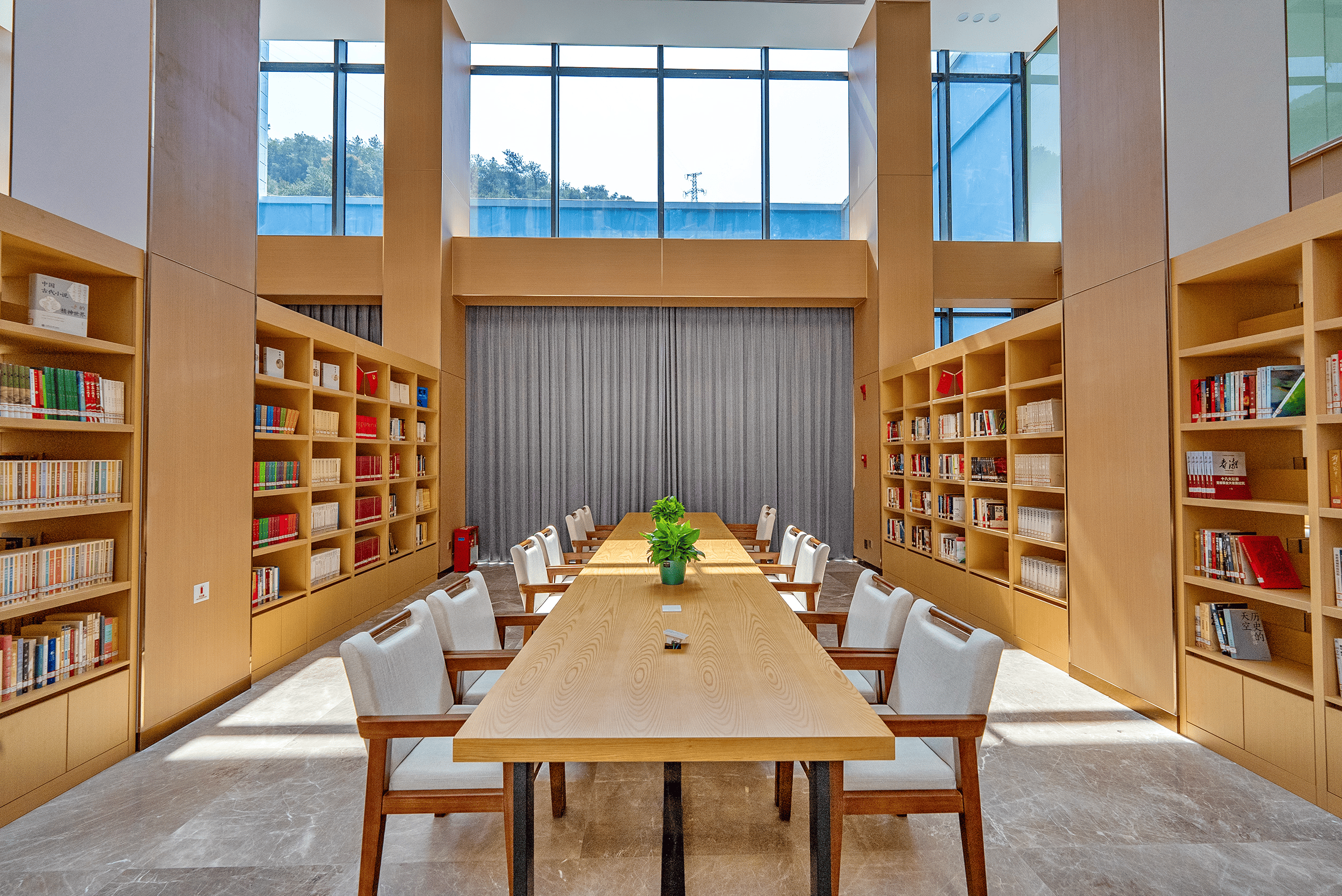 陝西圖書館裝修設計施工，學校閱覽室裝修，博覽館裝修設計