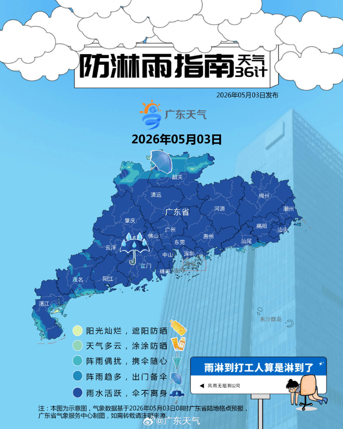 “儘量留在室內關好門窗”！廣州11區齊發預警
