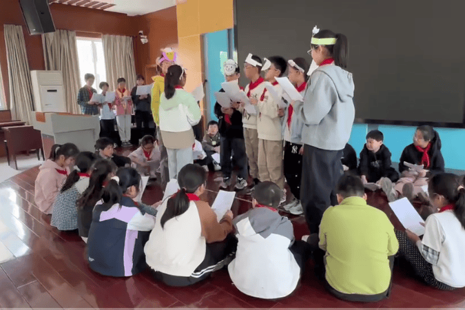 蘇州市三元實驗小學校五年級整班英語故事大賽火熱開賽！