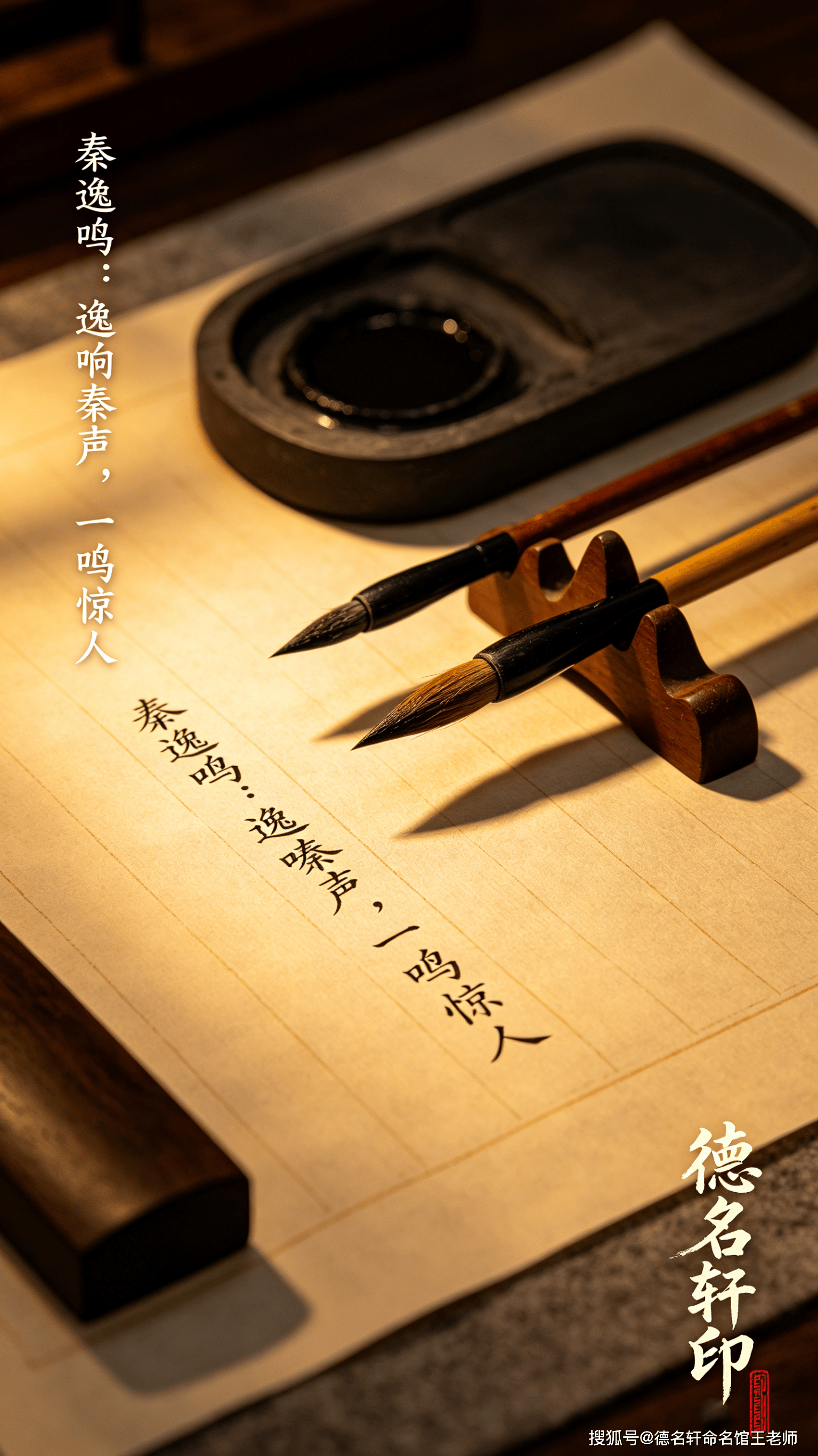 原創寶寶起名案例 秦逸鳴：逸響秦聲，一鳴驚人
