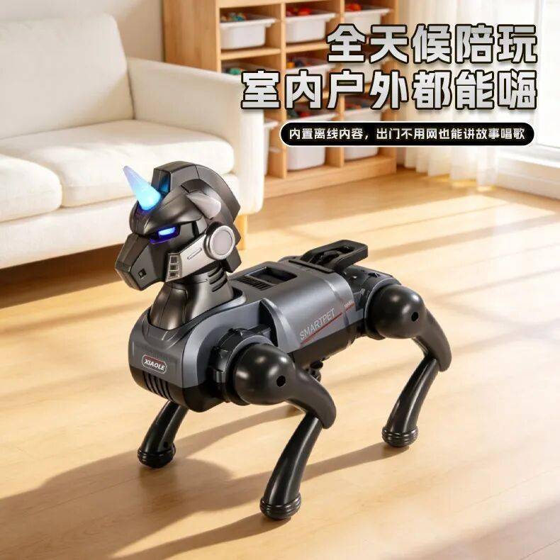 孩子第一隻AI寵物！智慧模擬機械馬，講故事、秀功夫、學程式設計，玩中學！