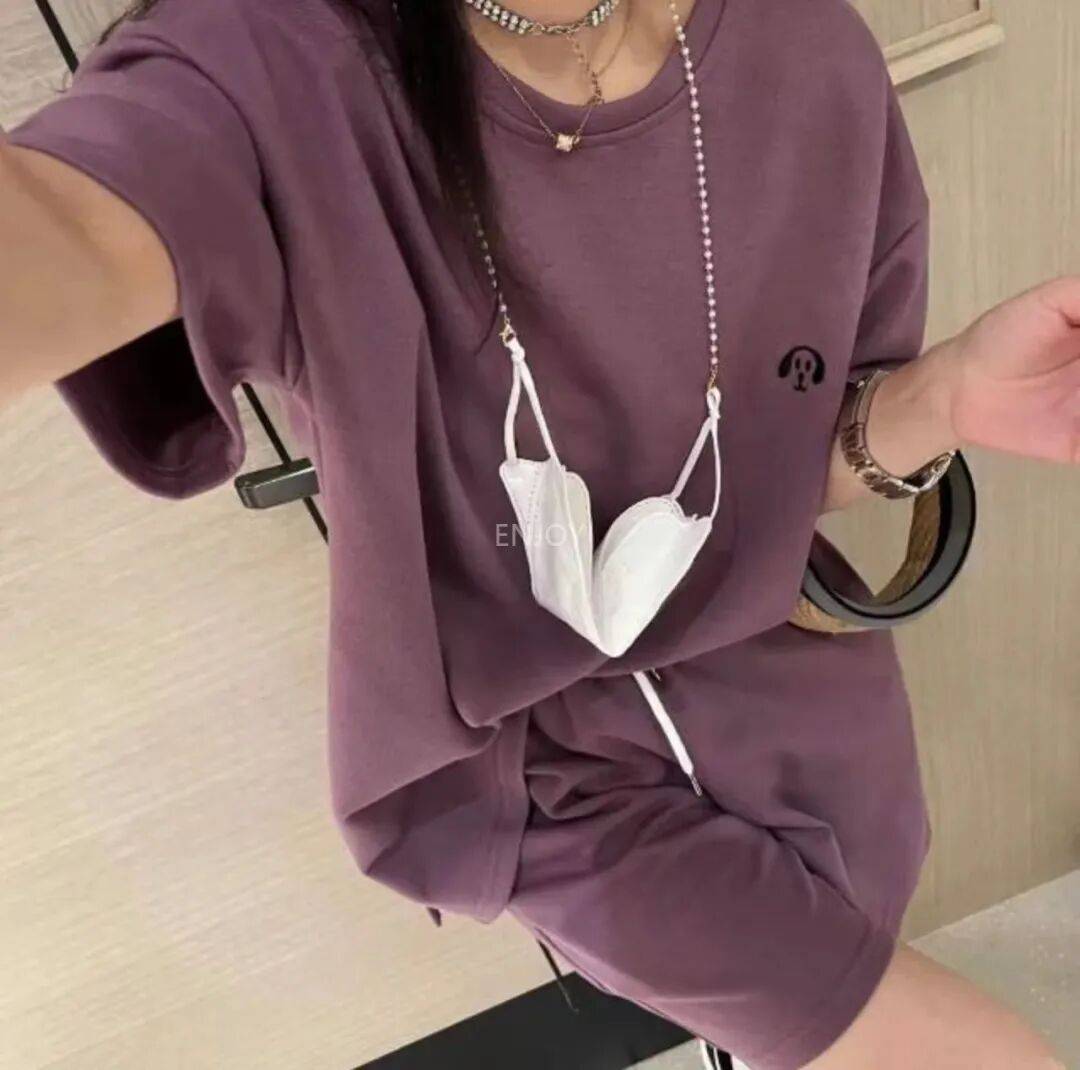 【小狗刺繡運動套裝 】39.9元享！面料親膚細膩柔軟，版型超正80-140斤可穿，立體刺繡logo，超可愛減齡不是問題