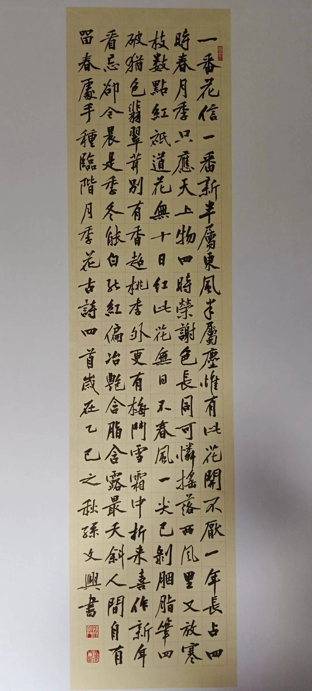南陽市月季主題書法作品網路展（一）