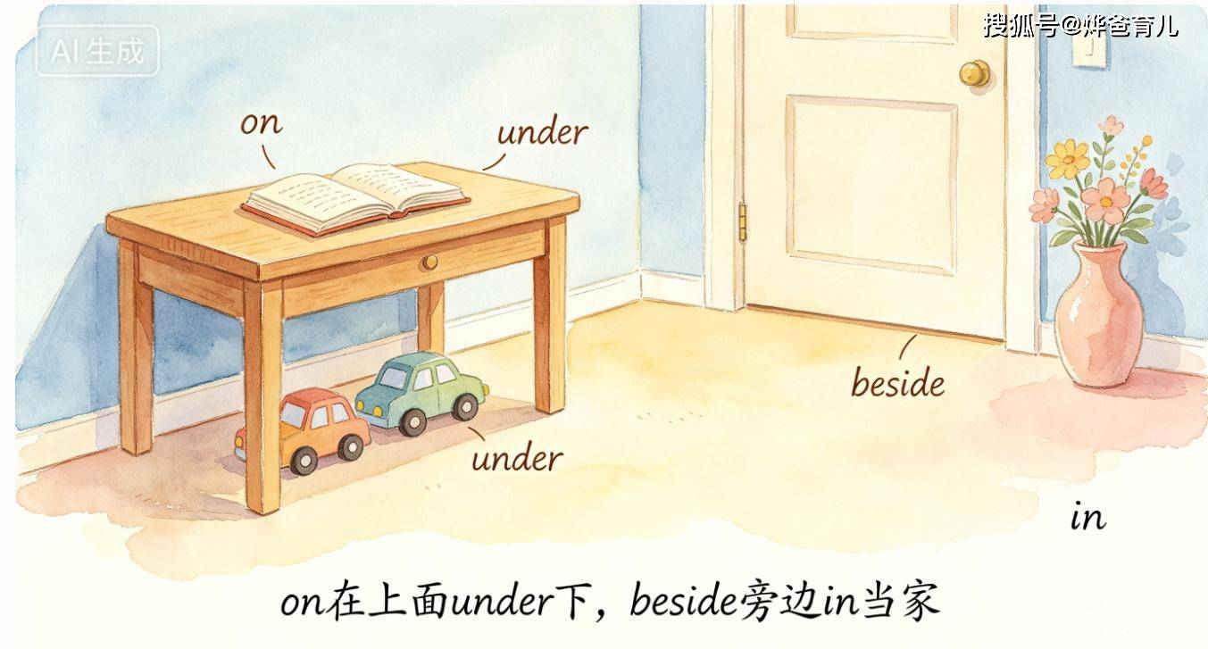 給娃收藏！1-6 年級英語介詞用法合集，直接照著學，考試不再丟分