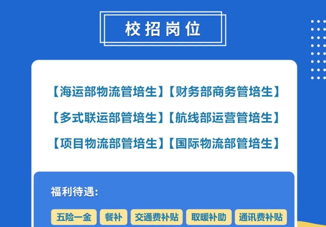 【招聘】2026信風海運物流校園招聘
