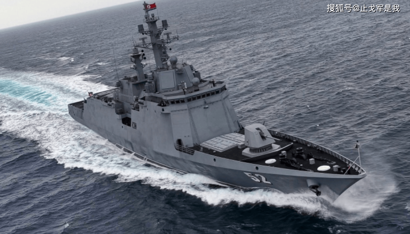 原創半島北面海軍第二艘驅逐艦開始首次海試，艦隊快速擴充持續