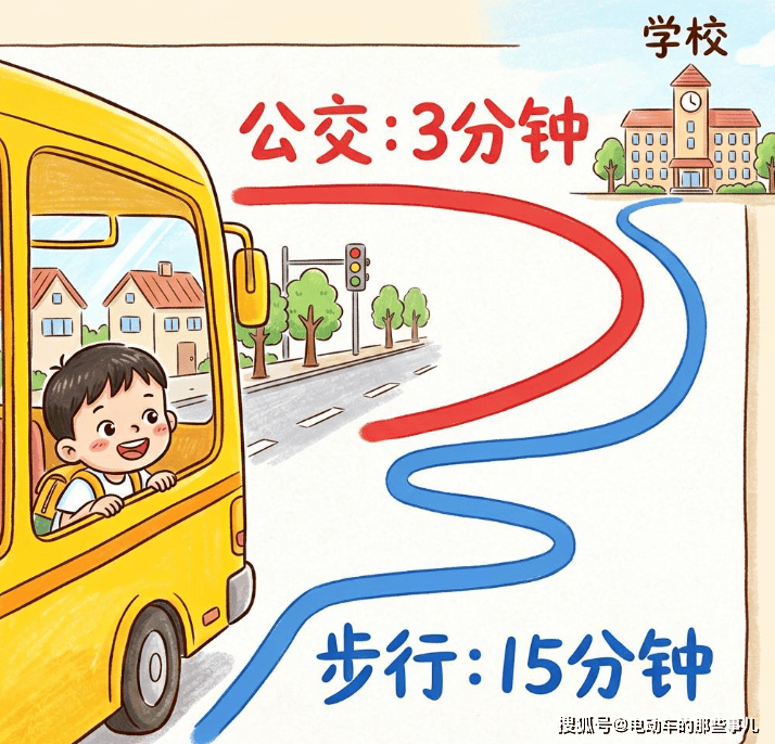 原創小學數學必考行程難題！先坐車後步行分段題型，吃透套路零丟分