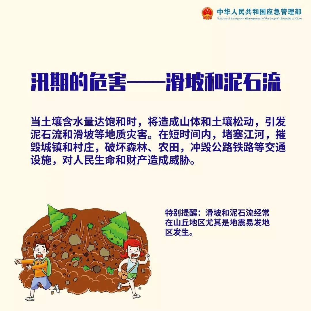 收藏好！汛期的危害及應對措施