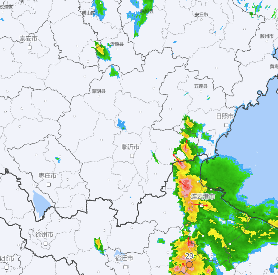 關緊門窗！避免外出！剛剛，臨沂釋出市區雷雨大風預警！