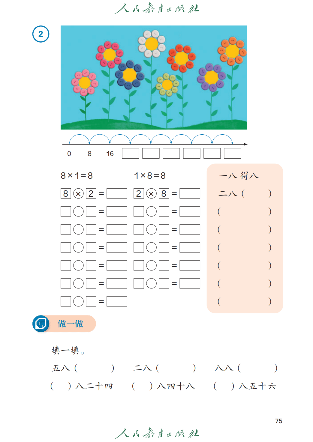 人教版二年級數學上冊電子課本(2026年教材)